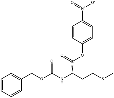 L-Methionine, N-[(phenylmethoxy)carbonyl]-, 4-nitrophenyl ester Struktur