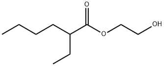 2-hydroxyethyl 2-ethylhexanoate Struktur