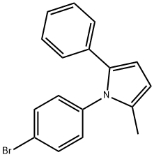 1-(4-BROMOPHENYL)-2-METHYL-5-PHENYLPYRROLE Struktur