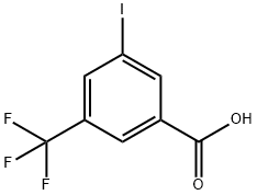 3-IODO-5-TRIFLUOROMETHYLBENZOIC ACID Struktur