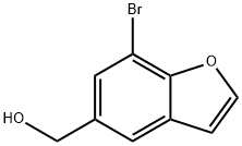 7-Bromo-5-benzofuranmethanol Struktur