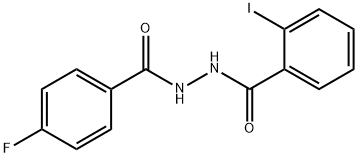 N'-(4-fluorobenzoyl)-2-iodobenzohydrazide Struktur