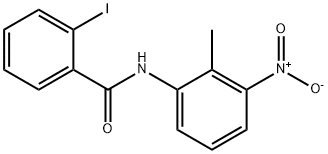 2-iodo-N-(2-methyl-3-nitrophenyl)benzamide Struktur