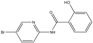 N-(5-bromopyridin-2-yl)-2-hydroxybenzamide Struktur