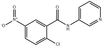 2-chloro-5-nitro-N-(pyridin-3-yl)benzamide Struktur