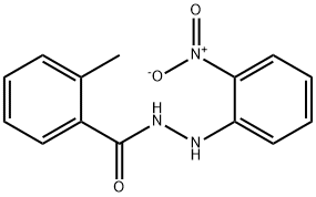 2-methyl-N'-(2-nitrophenyl)benzohydrazide Struktur