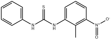 N-(2-methyl-3-nitrophenyl)-N'-phenylthiourea Struktur