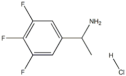 1-(3,4,5-trifluorophenyl)ethan-1-amine hydrochloride Struktur