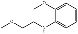 2-methoxy-N-(2-methoxyethyl)aniline Struktur