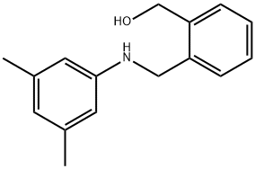 {2-[(3,5-dimethylanilino)methyl]phenyl}methanol Struktur