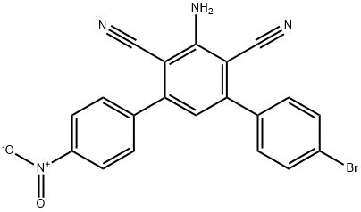 3-amino-4'-bromo-1''-nitro[1,1':5,4''-terphenyl]-2,4-dicarbonitrile Struktur