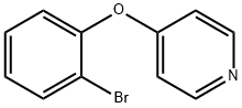 4-(2-bromophenoxy)pyridine Struktur