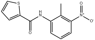 N-(2-methyl-3-nitrophenyl)-2-thiophenecarboxamide Struktur