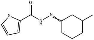 N'-(3-methylcyclohexylidene)-2-thiophenecarbohydrazide Struktur