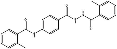 2-methyl-N-(4-{[2-(2-methylbenzoyl)hydrazino]carbonyl}phenyl)benzamide Struktur