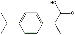 (R,S)-2-(4'-isopropylphenyl) propionic acid Struktur