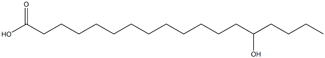 14-Hydroxyoctadecanoic acid Struktur