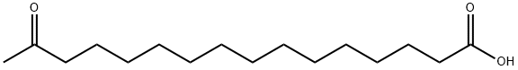 15-Ketopalmitic acid Struktur