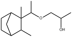 1-(1-{2,3-dimethylbicyclo[2.2.1]heptan-2-yl}ethoxy)propan-2-ol Struktur