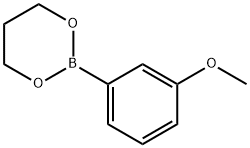 3-methoxyphenylboronic acid-1,3-propanediol ester Struktur