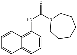 N-naphthalen-1-ylazepane-1-carboxamide Struktur