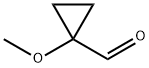 Cyclopropanecarboxaldehyde, 1-methoxy- Struktur