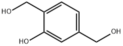 1,4-Benzenedimethanol, 2-hydroxy- Struktur