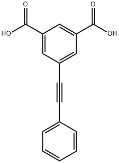 5-(phenylethynyl)isophthalic acid Struktur