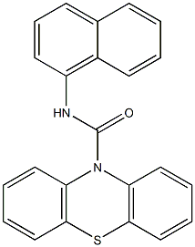 N-(1-naphthyl)-10H-phenothiazine-10-carboxamide Struktur