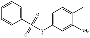 N-(3-amino-4-methylphenyl)benzenesulfonamide Struktur