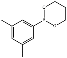 2-(3,5-Dimethylphenyl)-1,3,2-dioxaborinane Struktur