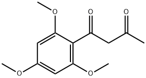 1,3-Butanedione, 1-(2,4,6-trimethoxyphenyl)- Struktur