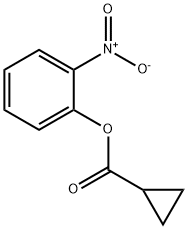 2-nitrophenyl cyclopropanecarboxylate Struktur