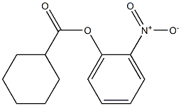 2-nitrophenyl cyclohexanecarboxylate Struktur