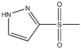 3-(methylsulfonyl)-1H-pyrazole Struktur