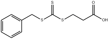 Propanoic acid, 3-[[[(phenylmethyl)thio]thioxomethyl]thio]- Struktur