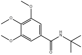 N-(tert-butyl)-3,4,5-trimethoxybenzamide Struktur