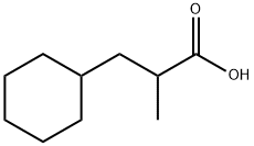 3-cyclohexyl-2-methylpropanoic acid Struktur