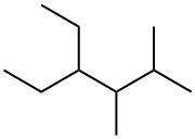 4-Ethyl-2,3-dimethylhexane. Struktur