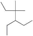 4-Ethyl-3,3-dimethylhexane. Struktur