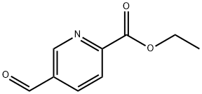 2-Pyridinecarboxylic acid, 5-formyl-, ethyl ester Struktur