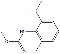 methyl 2-isopropyl-6-methylphenylcarbamate Struktur