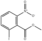 2-Iodo-6-nitro-benzoic acid methyl ester Struktur