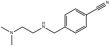 4-({[2-(dimethylamino)ethyl]amino}methyl)benzonitrile Struktur