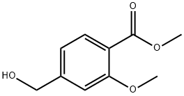 3-Methoxy-4-(methoxycarbonyl)benzyl Alcohol Struktur