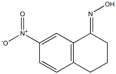 (E)-7-nitro-3,4-dihydronaphthalen-1(2H)-one oxime Struktur