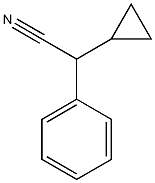 2-cyclopropyl-2-phenylacetonitrile Struktur