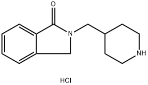 2-(Piperidin-4-yl-methyl)isoindolin-1-one hydrochloride Struktur