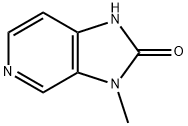 3-Methyl-1,3-dihydro-2H-imidazo[4,5-c]pyridin-2-one Struktur