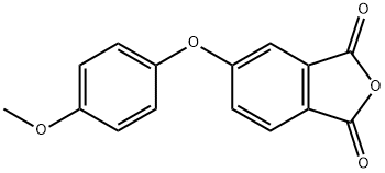 5-(4-Methoxyphenoxy)isobenzofuran-1,3-dione Struktur